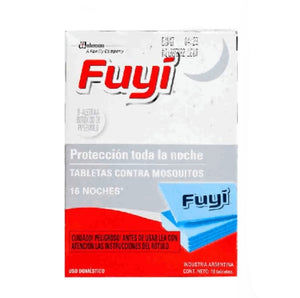 Tableta para Mosquitos Fuyi x12