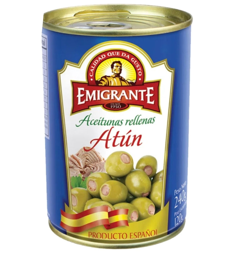 Aceitunas Rellenas con Atún Emigrante 240g