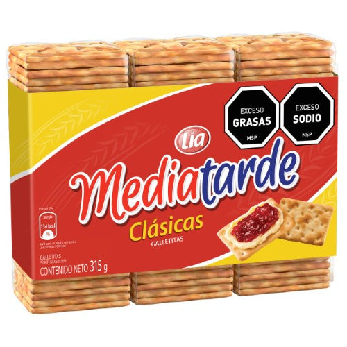 Gaalletitas Saladas Mediatarde 105g x3