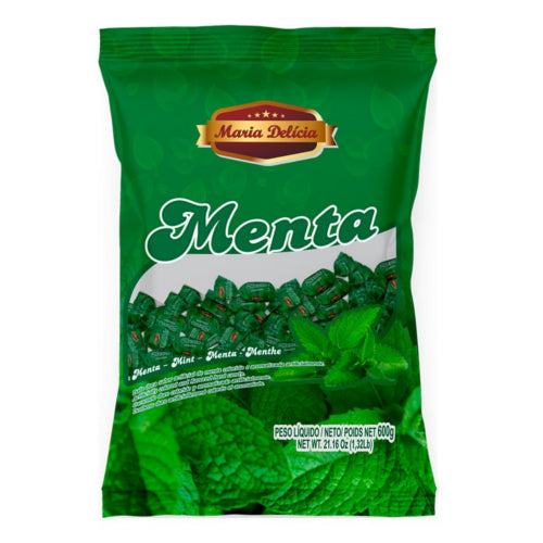 Funda x12 Caramelos Duros Menta 7g Bolsa 90g