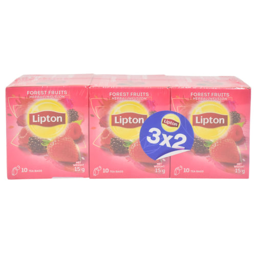 Te Lipton Frutos Rojos x10 Sobres 3x2