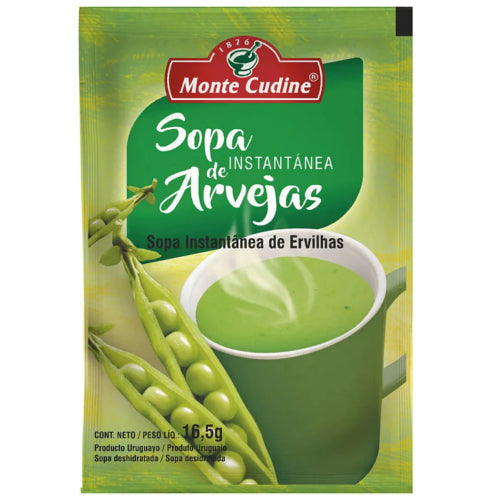 Sopa Monte Cudine Individual de Arvejas 16.5g