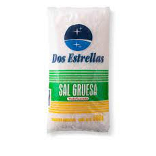 Sal Gruesa Dos Estrellas 500g Funda x24 Unidades