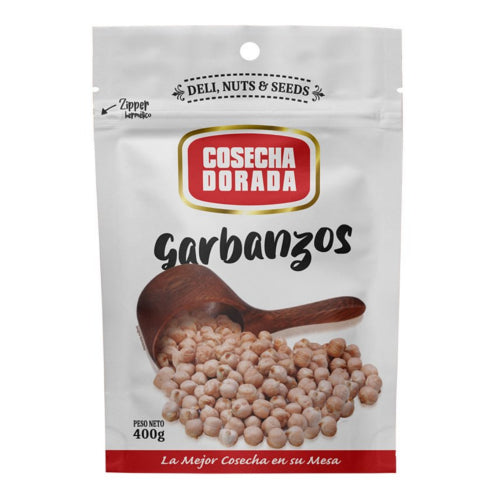 Funda x18 Garbanzos Cosecha Dorada Doypack 400g