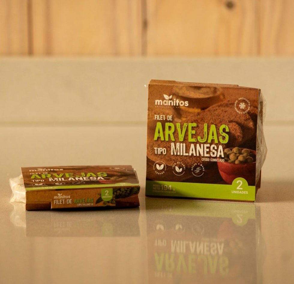 Milanesa de Arvejas x2 unidades 194g