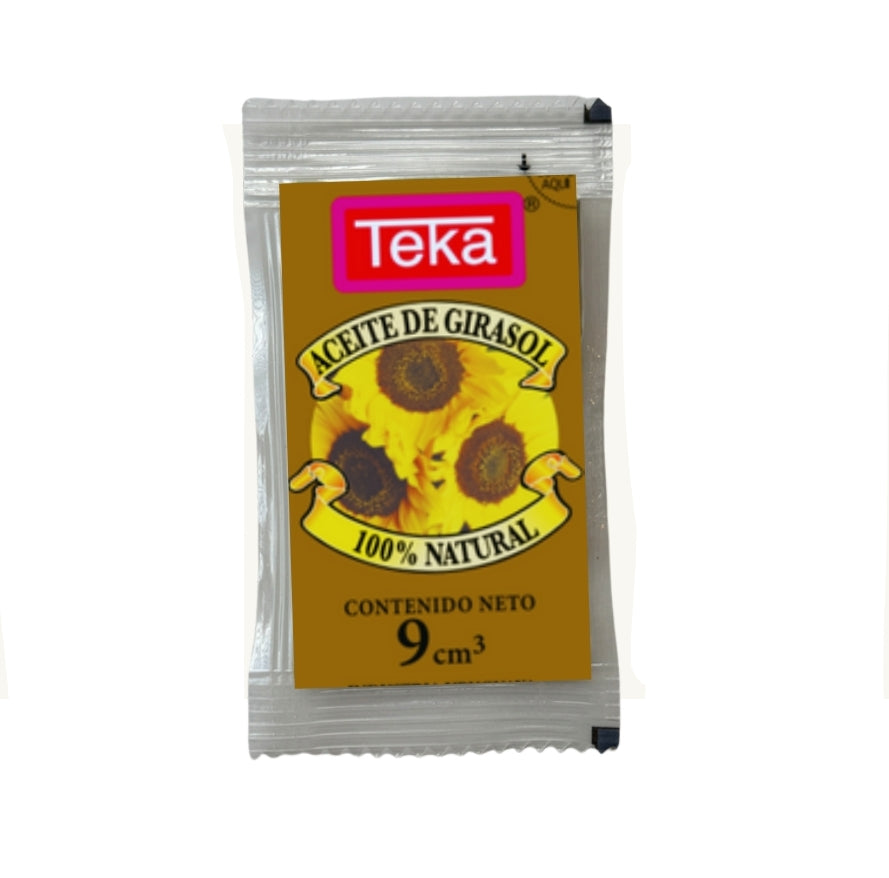 Aceite de Girasol Teka 9ml x200 Sachets