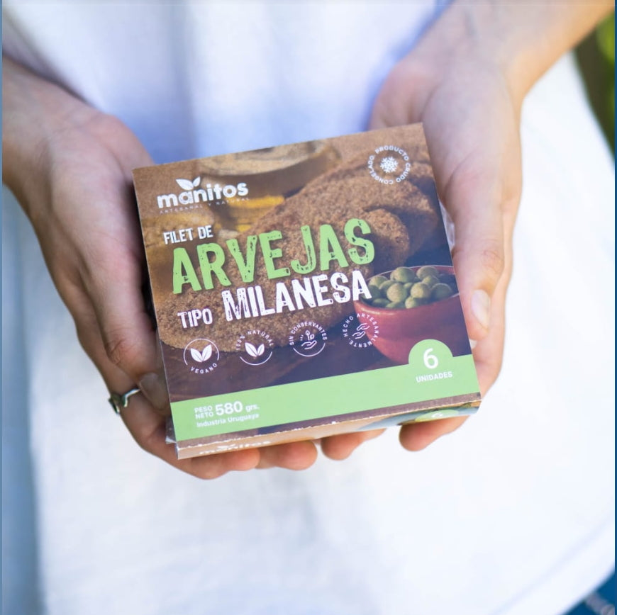 Milanesa de Arvejas x6 unidades 582g