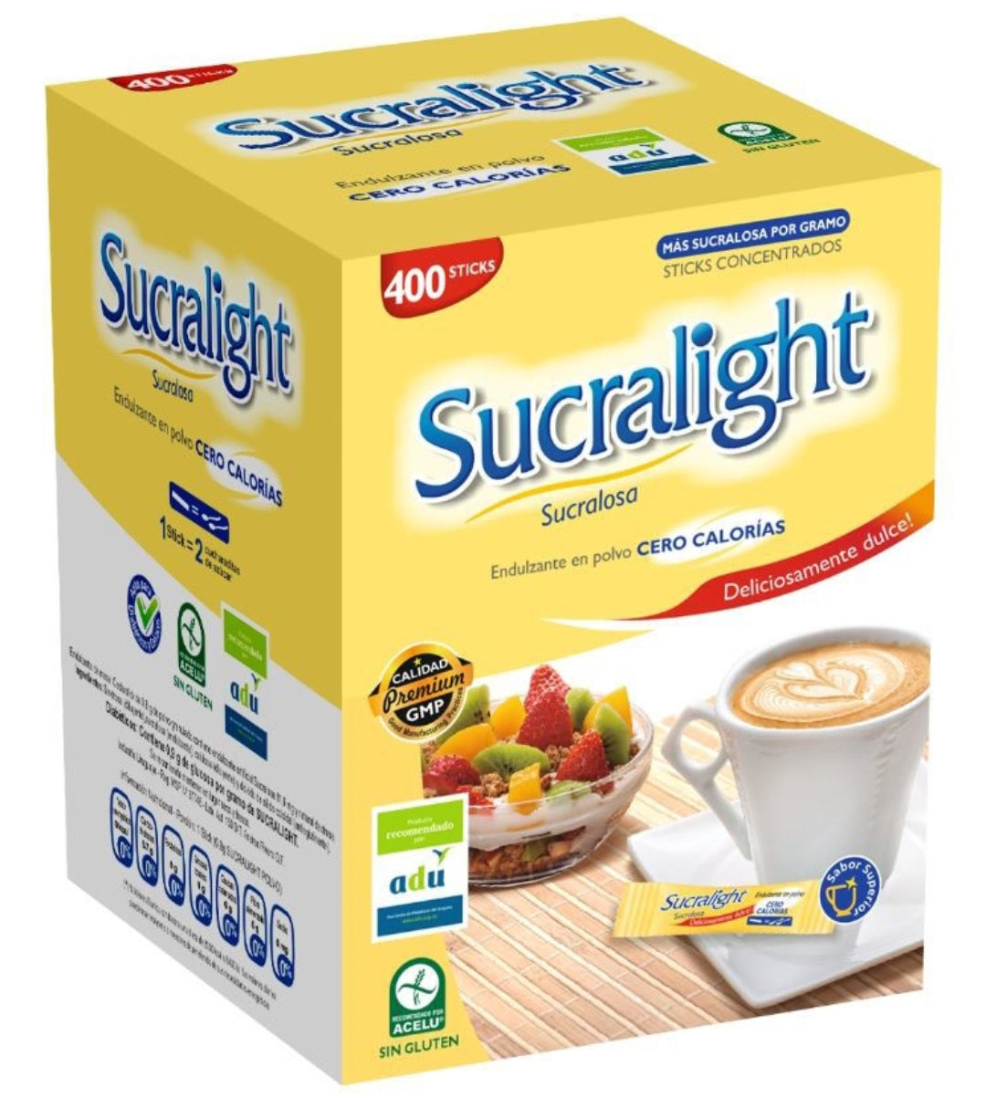 Edulcorante Sucralight Caja x400 Sobres