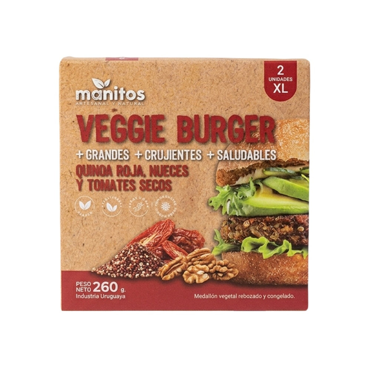 Hamburguesa de Quinoa x2 unidades 260g