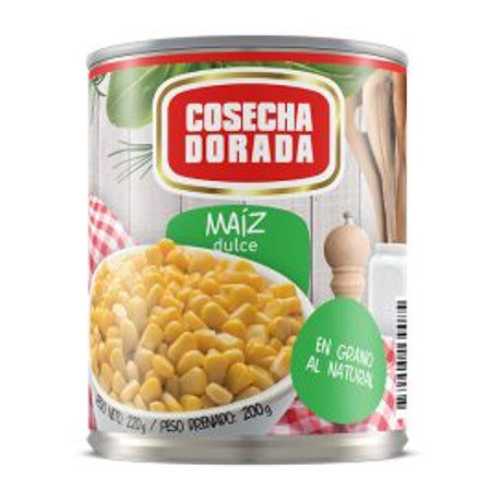 Caja x24 Choclo Maíz en Grano Cosecha Dorada 280g