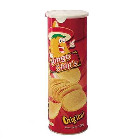 Papas Chips en Tubo Originales Ringo Chips 120g x12 unidades
