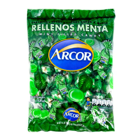 Caramelos Rellenos de Menta Arcor 405gr