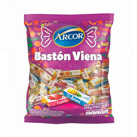 Caramelos Bastón Viena Arcor 470gr