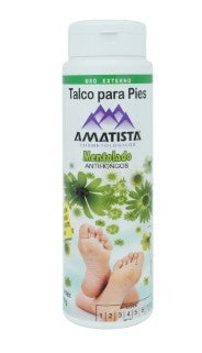 Talco para Pies Mentolado Antihongos Amatista 100gr