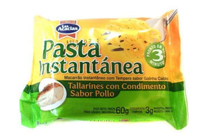 Pasta Instantánea con Condimento Sabor Pollo Las Acacias 80g