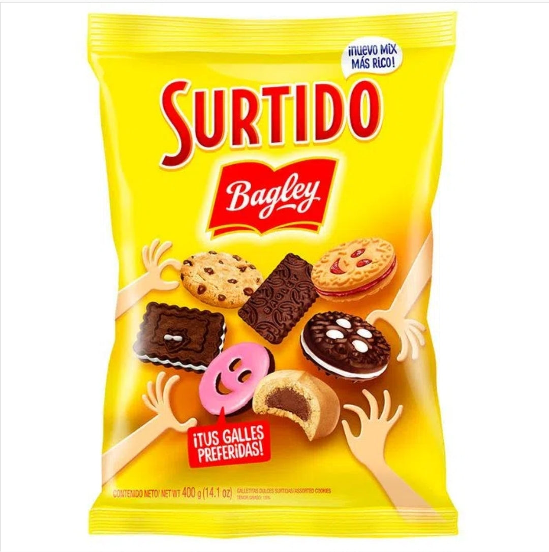 Galletitas Surtidas Bagley 400gr