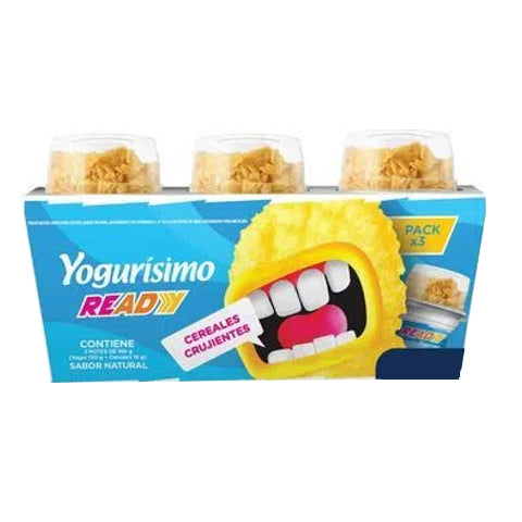 Yogur con Cereales Yogurisimo Ready 166g x3