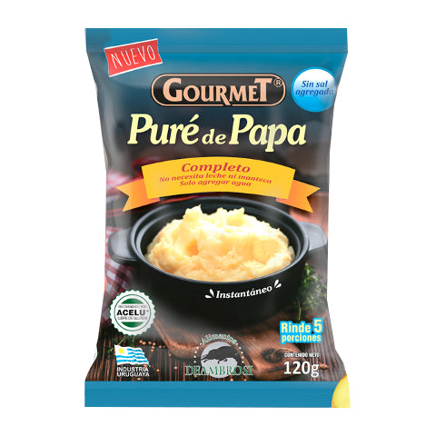 Puré de Papas Completo Sin Sal Gourmet 120g