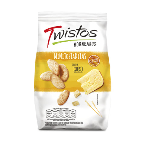 Mini Tostaditas Twistos de Queso 40g