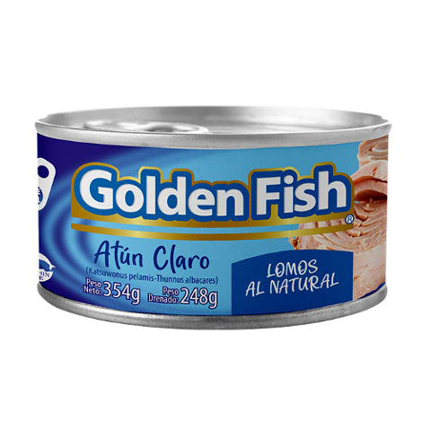 Caja x48 Atún en Lomos Al Natural Golden Fish 170g