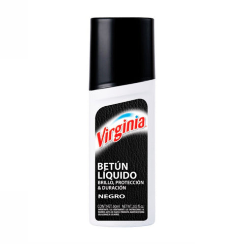 Betún Liquido Virginia Negro 60ml con Aplicador