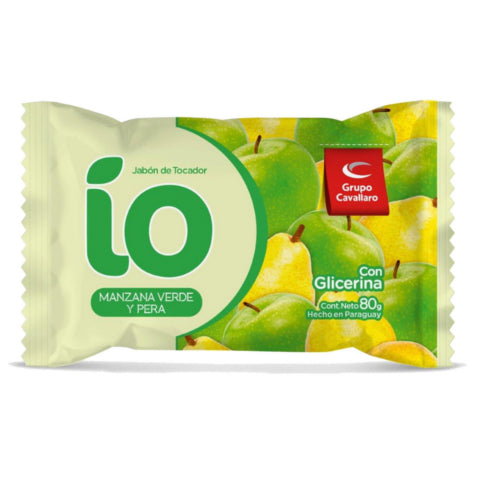 Jabón de Tocador IO Manzana Verde Y Pera 80g