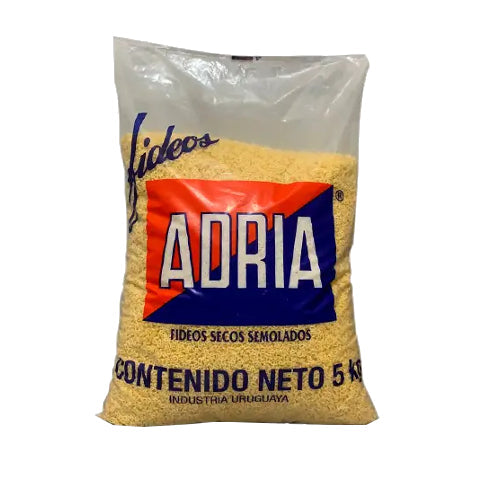 Fideos Semolado Adria Mostacholes 5kg