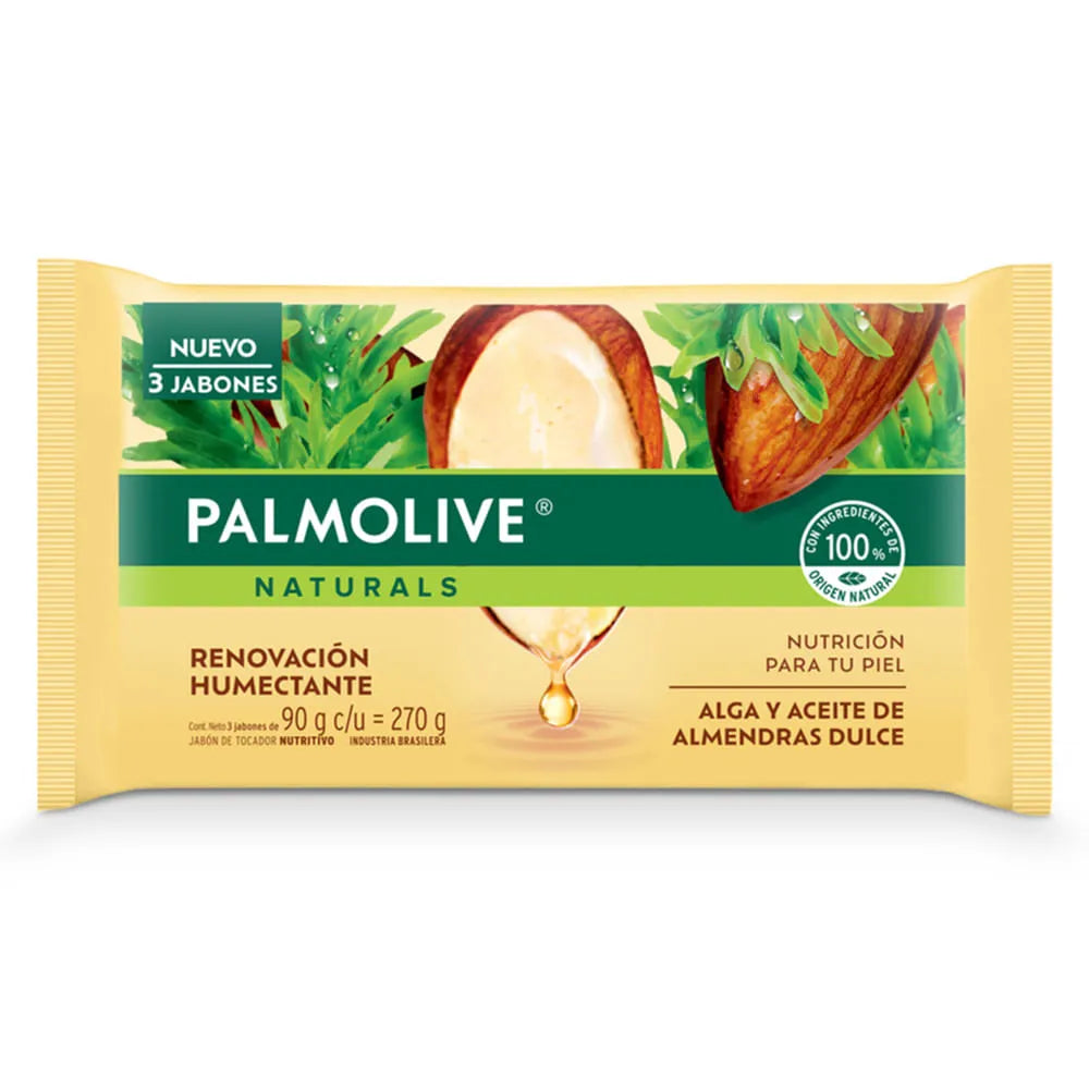 Jabón de Tocador Palmolive 90g Pack x3 Varias Fragancias