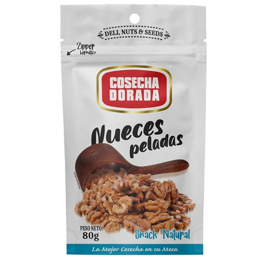 Funda x12 Almendras Peladas Cosecha Dorada Doypack 80g