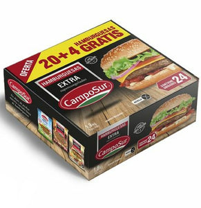 Hamburguesas Extra Camposur x24 unidades