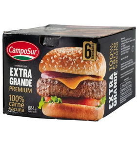 Hamburguesas Extra Grande Camposur x6 unidades