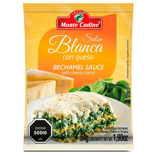 Salsa Blanca Monte Cudine con Queso 54g