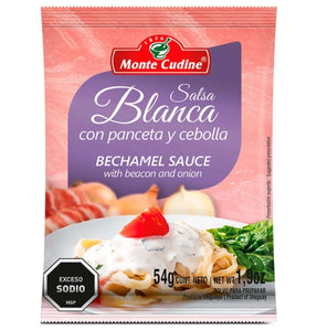 Salsa Blanca Monte Cudine con Panceta y Cebolla 54g