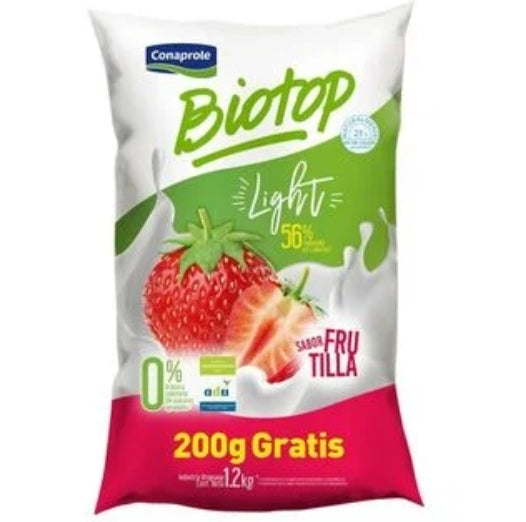 Yogur Conaprole Biotop Light Frutilla 1.2lt
