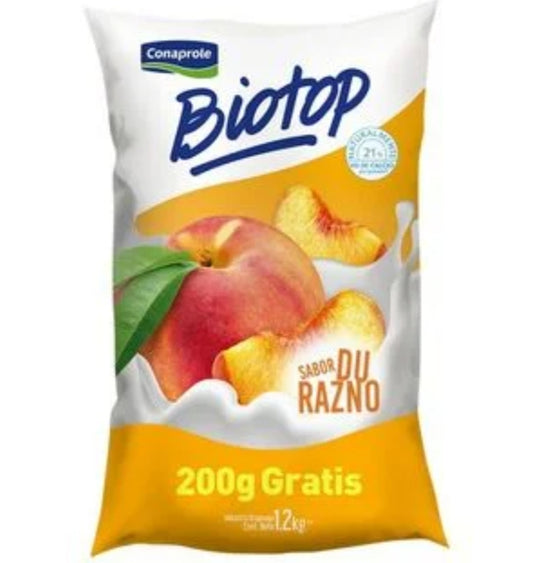 Yogur Conaprole Biotop Durazno 1.2lt