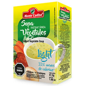 Sopa Instantanea Monte Cudine de Vegetale Light x4 unidades