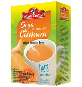 Sopa Instantanea Monte Cudine de Calabaza Light x4 unidades