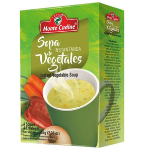 Sopa Instantanea de Vegetales Monte Cudine x4 unidades