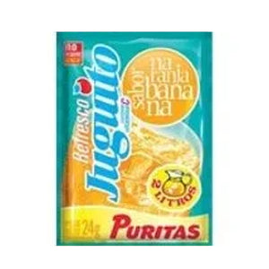 Jugo en Polvo Puritas Juguito Naranja y Banana 24g x24