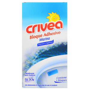 Bloque Canasta Adhesivo para Inodoro Crivea Brisa Marina