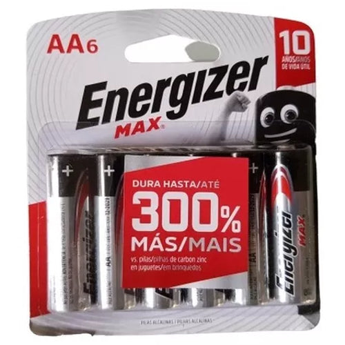 Pila Alcalina AA Energizer x6 unidades