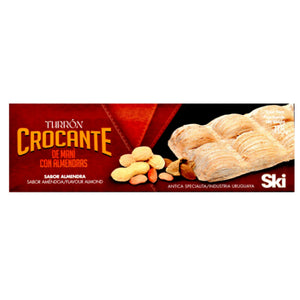 Turrón Crocante con Almendras Ski 115g