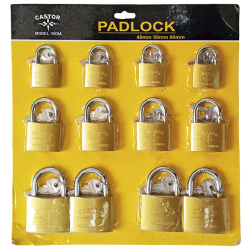 Set de Candados  30-40-50mm x12 unidades