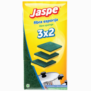 Esponja de Fibra Jaspe 3x2