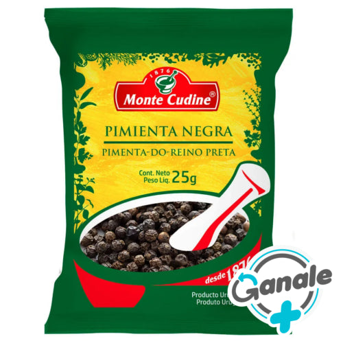 Pimienta Negra en Grano Monte Cudine 25g