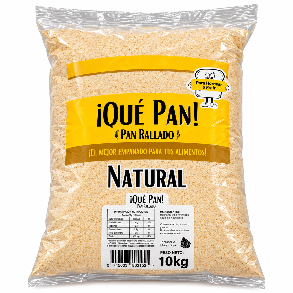 Pan Rallado Común Que Pan 10kg