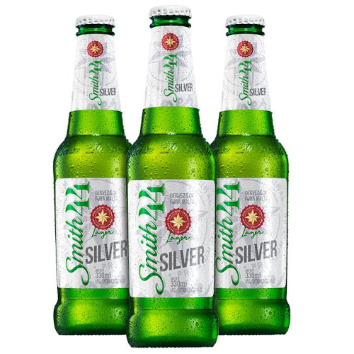 Cerveza Smith 44 Silver Botella 330ml x24 unidades