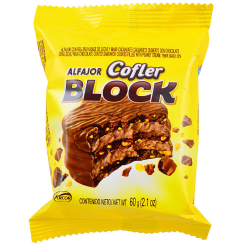 Alfajor Cofler Block 60gr x12