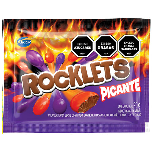 Chocolate Rocklets Picante 20g x24 unidades