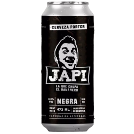 Cerveza Artesanal Japi Negra 473ml